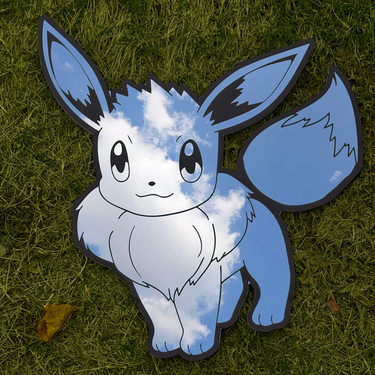 Miroir Mural Pokémon Décoratif – Design 3D Evoli
