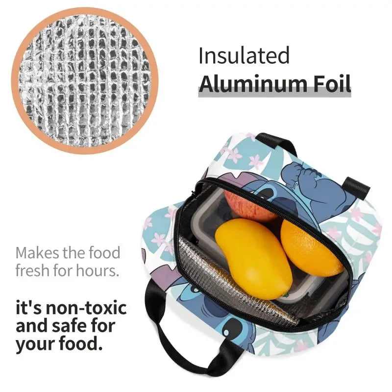 Sac Isotherme Stitch – Lunch Bag Léger et Résistant pour Pique-Nique et Déjeuners