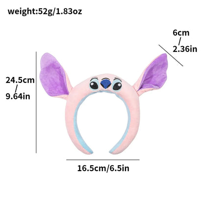 Serre-tête Stitch ou Angel – Oreilles peluche Disney Ohana