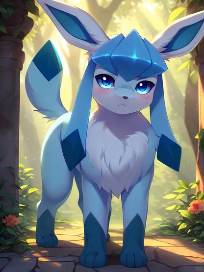 Kit de Peinture Diamant Pokémon Givrali - Évolitions