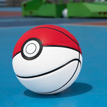 Ballon de Basket Professionnel "Pokéball" – Taille 7, Durable, Intérieur & Extérieur