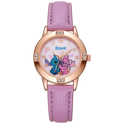 Montre Enfant Disney Stitch & Angel – Élégance et Magie au Poignet !