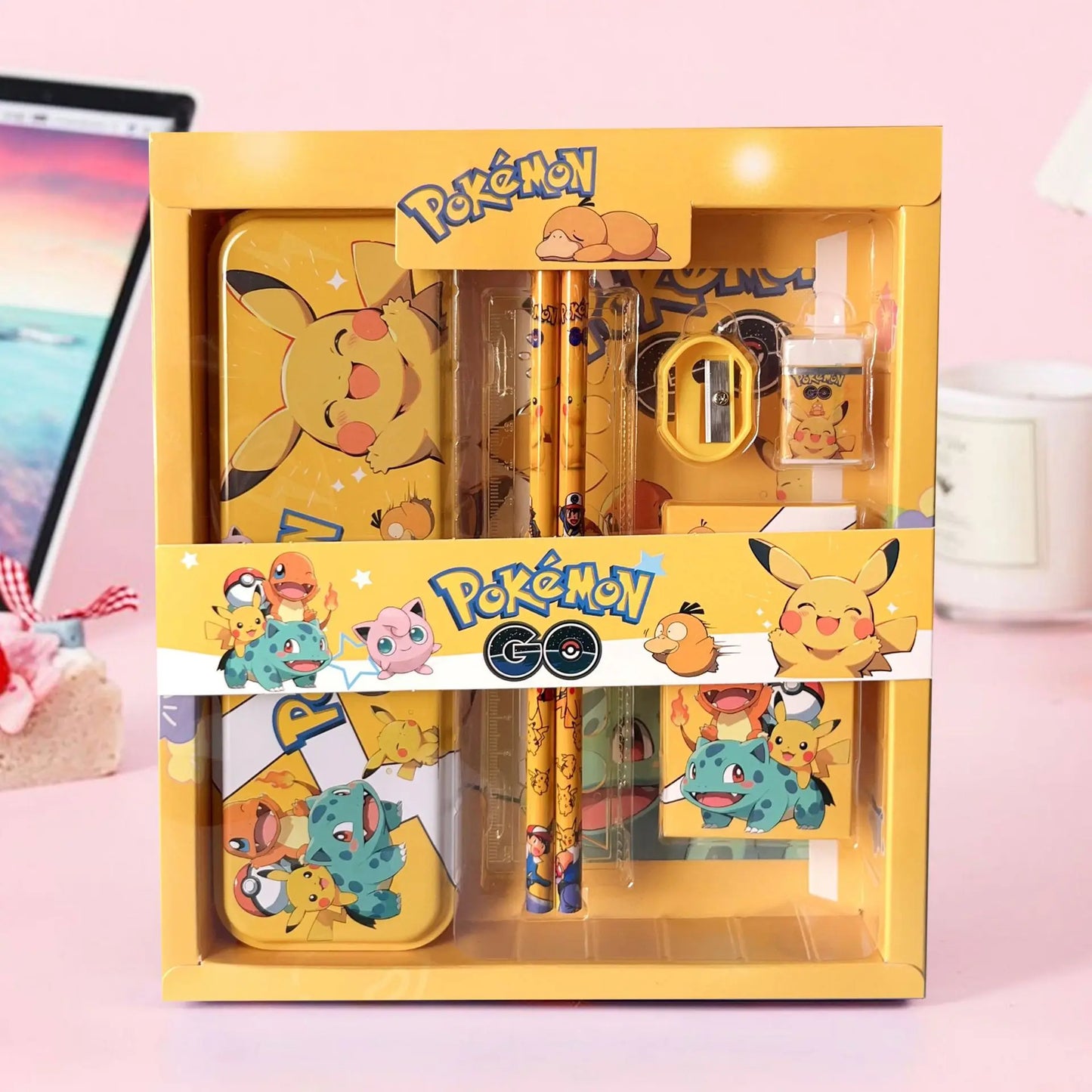 Coffret Papeterie 12 pcs – Édition Pokémon 
