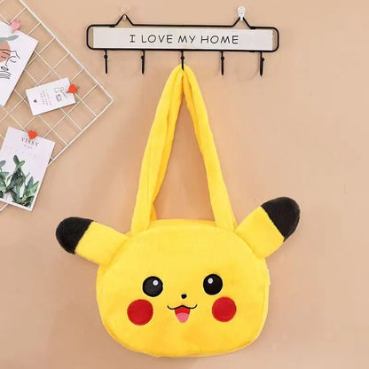 Sac Bandoulière Peluche Pokémon Pikachu – Grand Format Fourre-Tout Tout Doux