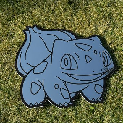 Miroir Mural Pokémon Décoratif – Design 3D Bulbizarre
