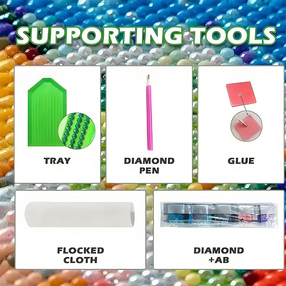 Tableau Diamant Stitch glace – Kit Diamond Painting Complet