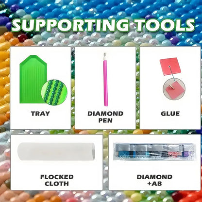 Tableau Diamant Stitch glace – Kit Diamond Painting Complet