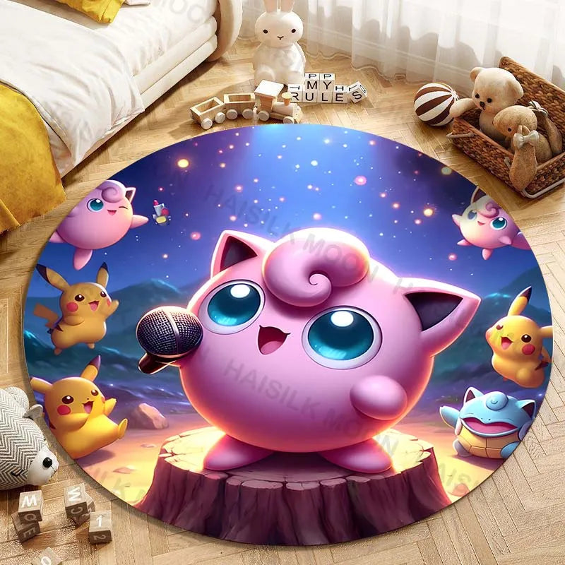 Tapis Pokémon Rondoudou – Tapis de sol décoratif pour fans de Pokémon