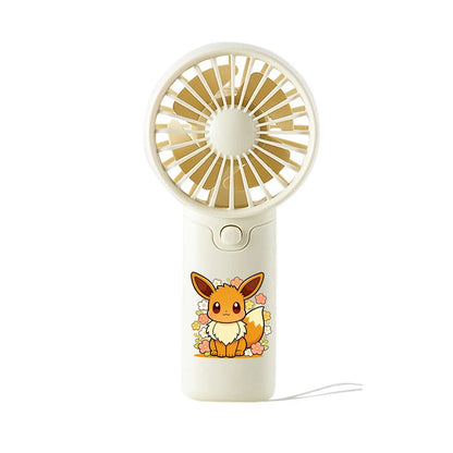 Mini Ventilateur Portable Pokémon – Modèles Pikachu, Carapuce, Bulbizarre, Evoli & Rondoudou – Piles