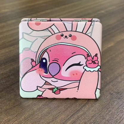 Miroir de Maquillage Pliable Stitch – Compact et Mignon