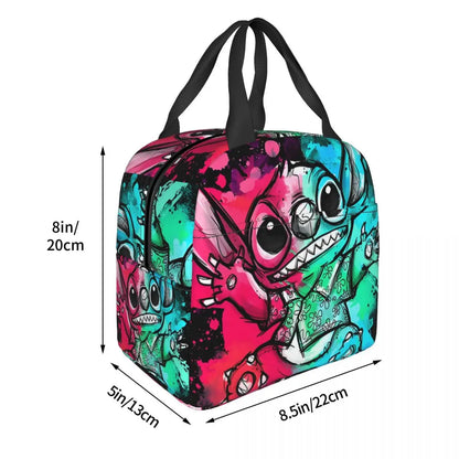 Sac Isotherme Stitch tag – Lunch Bag Léger et Résistant pour Pique-Nique et Déjeuners (22x20x13 cm)