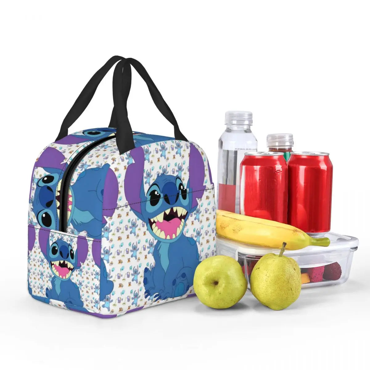 Sac Isotherme Stitch content – Lunch Bag Léger et Résistant pour Pique-Nique et Déjeuners (22x20x13 cm)