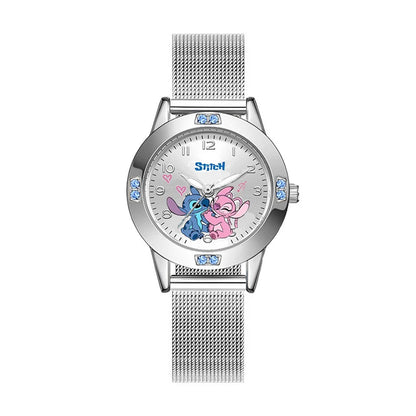 Disney Stitch &amp; Angel Kids Watch – Elegance and Magic on the Wrist!