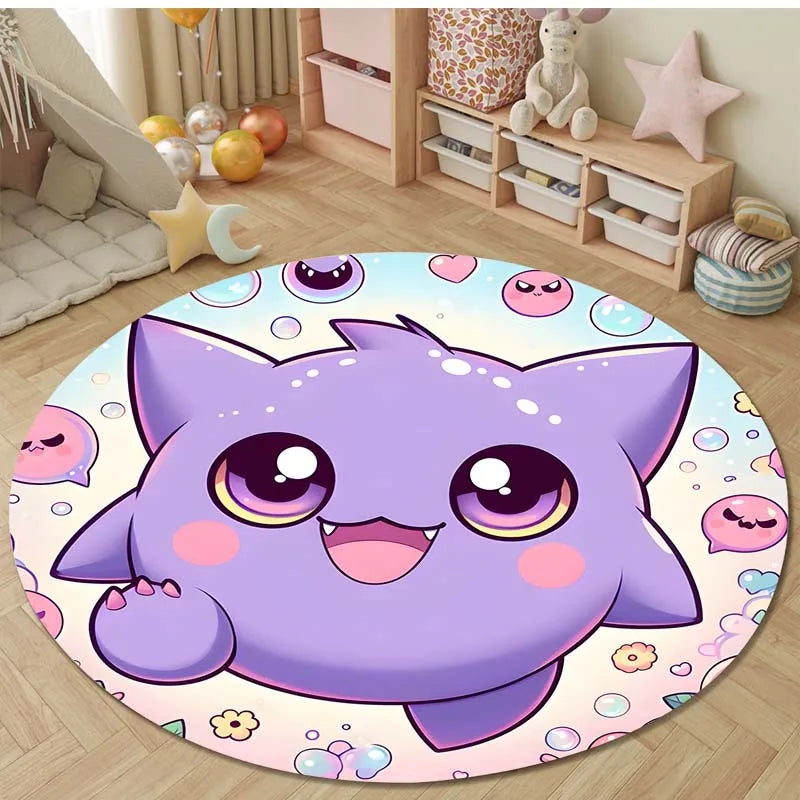 Tapis Pokémon Ectoplasma – Tapis de sol décoratif pour fans de Pokémon