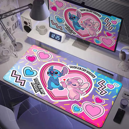 Tapis de Bureau XXL Stitch – Surface de Travail et Gaming (Plusieurs Dimensions)