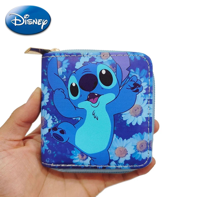 Portefeuille Court Disney Stitch – Porte-Monnaie & Porte-Cartes en Cuir PU