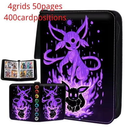 Classeur Range-Carte Pokémon Évolutions Mentali 400 Cartes – Protection et Style Ultime