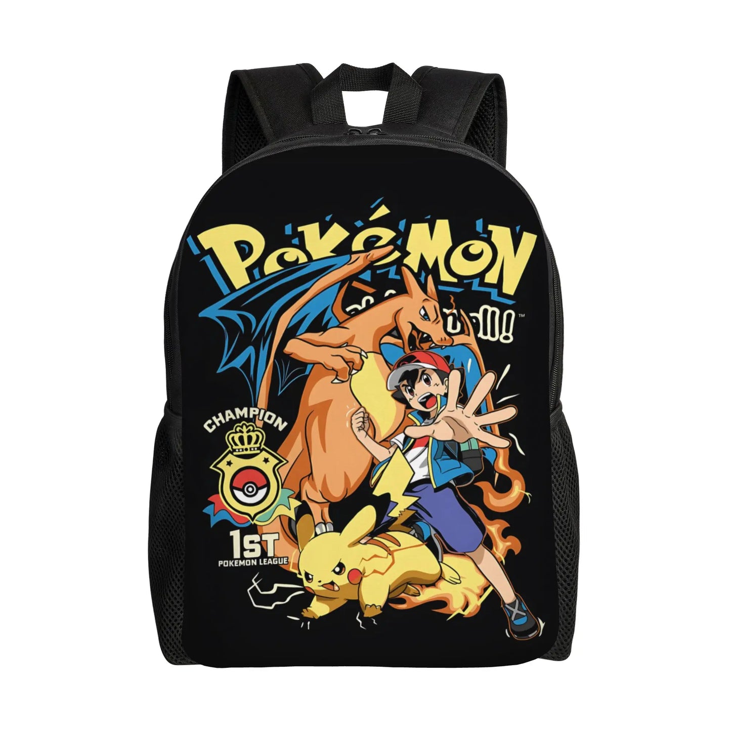 Sac à Dos Génération Pokémon Sasha Pikachu et Dracaufeu – Grande Capacité & Rangement Ergonomique