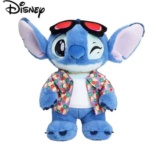 Peluche Stitch Vacances 30cm — Peluche Disney Kawaii avec Lunettes