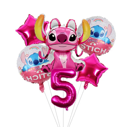 Pack Déco Anniversaire Thématique – Édition Angel Rose