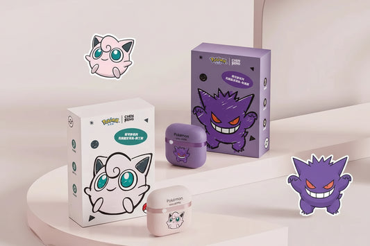 Écouteurs Bluetooth Pokémon – Modèle D61 (Ectoplasma / Rondoudou)