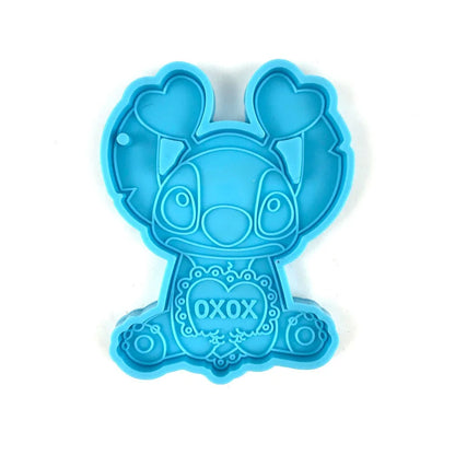 Moule en silicone Stitch - Disney | Pour biscuits, résine, chocolat et créations DIY