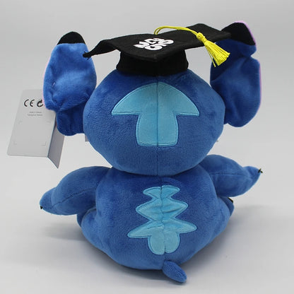 Peluche Stitch Disney Parks – Édition Spéciale Graduation (27 cm)