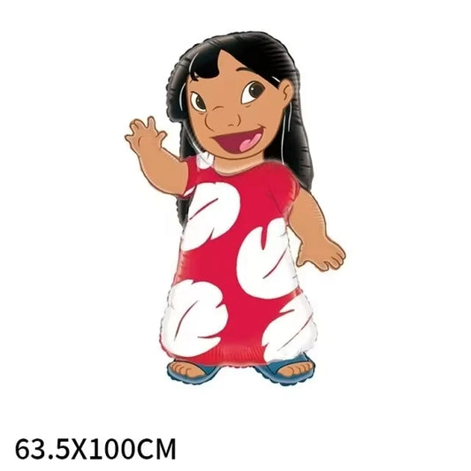 Ballon Hélium Géant Lilo – Robe Hawaïenne Disney