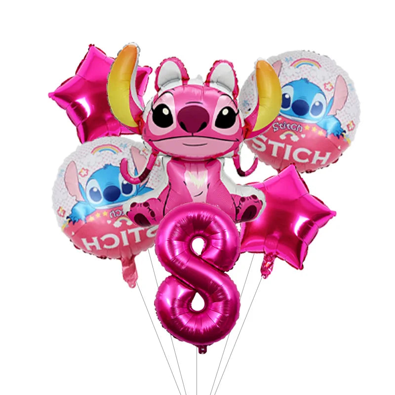 Pack Déco Anniversaire Thématique – Édition Angel Rose