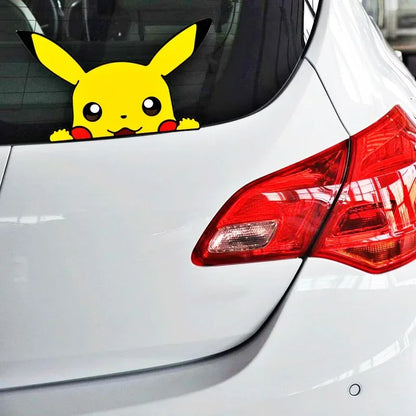 Cute Pikachu Sticker - Car Decoration