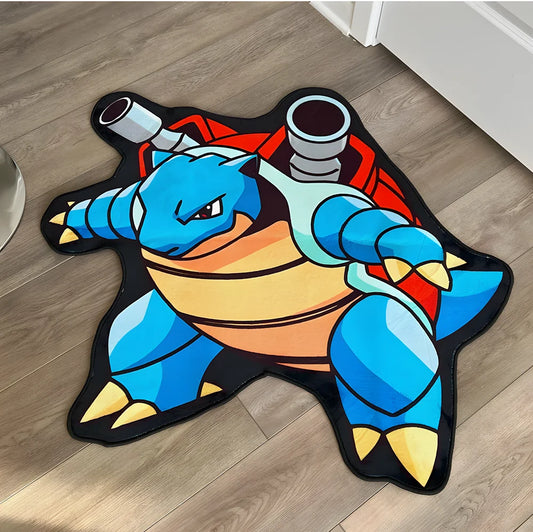 Tapis Pokémon Tortank – Tapis de sol décoratif pour fans de Pokémon