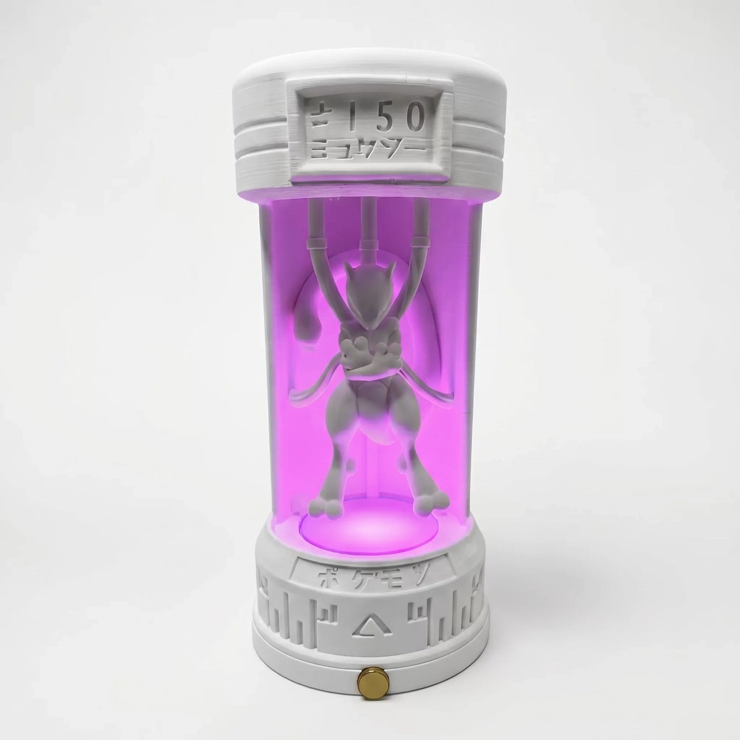 Lampe Veilleuse Pokémon Mewtwo – Capsule de Sommeil Violette – Éclairage LED Ambient