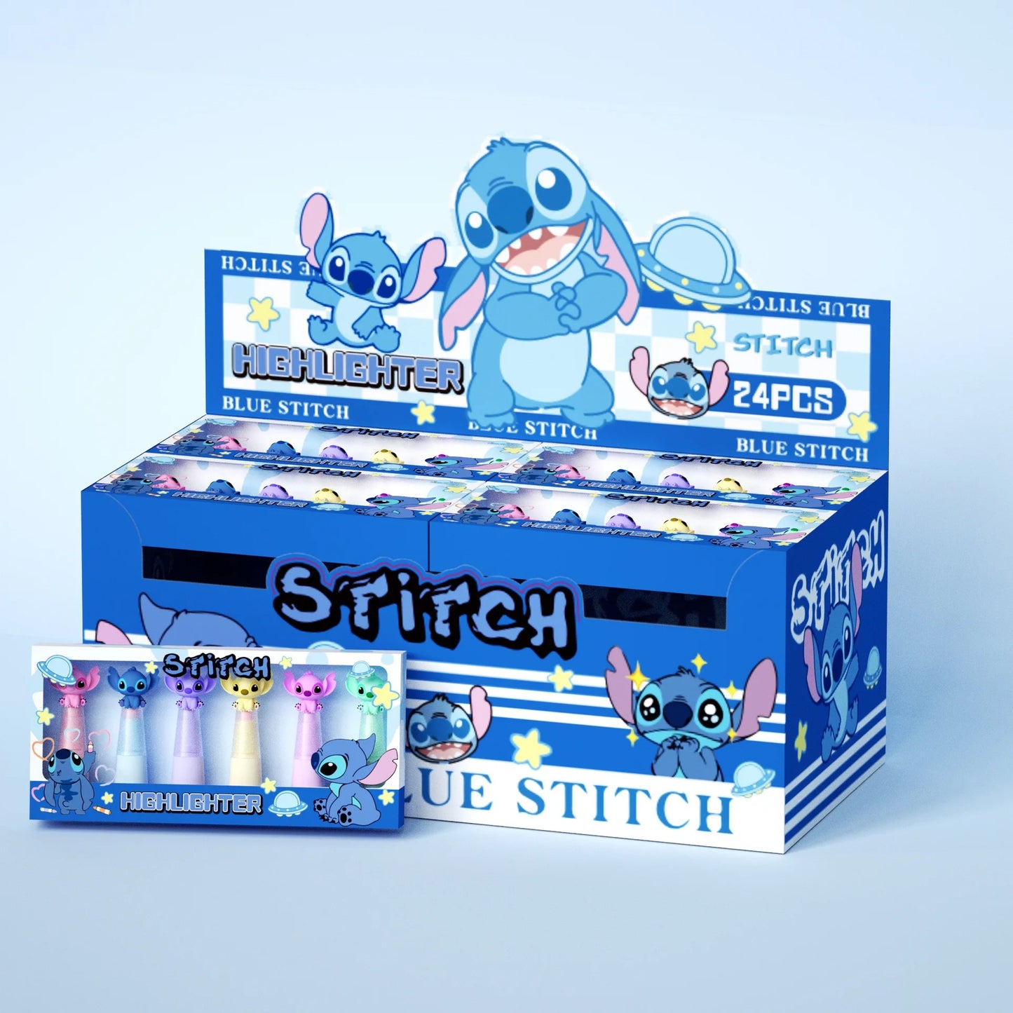 Ensemble de Surligneurs Disney Stitch – Édition Magique