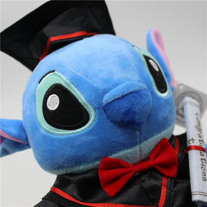 Peluche Stitch Disney Lilo & Stitch "Congratulations" – Cadeau Diplôme (20 cm)