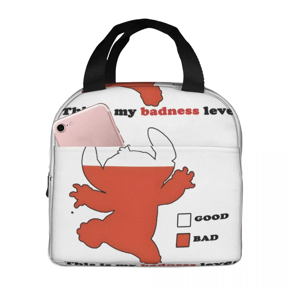 Sac Isotherme Stitch silhouette – Lunch Bag Léger et Résistant pour Pique-Nique et Déjeuners (22x20x13 cm)