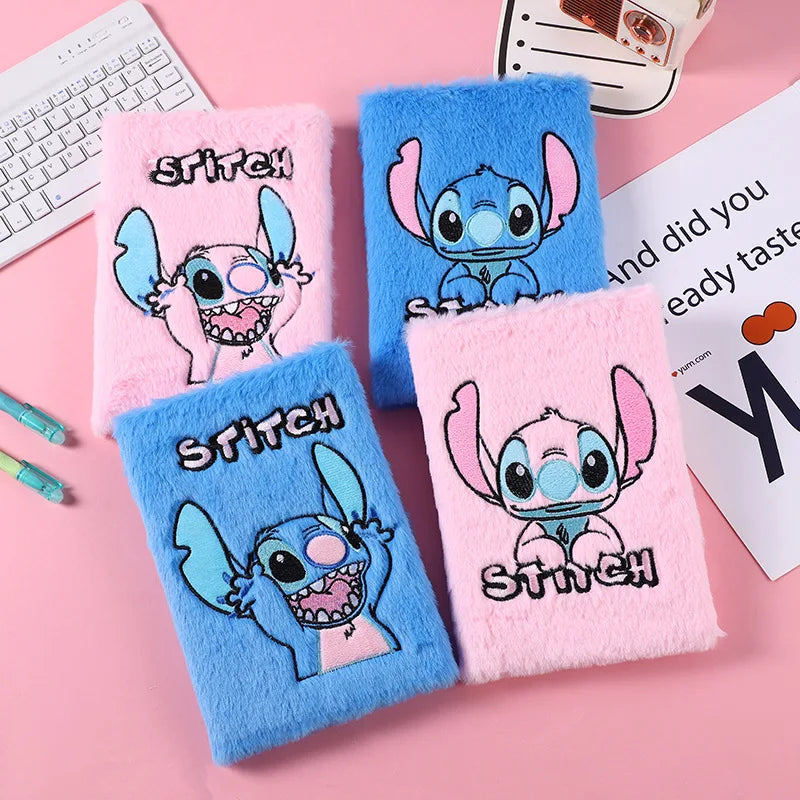 Carnet de notes en peluche Disney - Stitch Kawaii A5