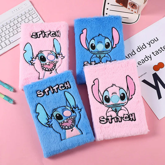 Carnet de notes en peluche Disney - Stitch Kawaii A5