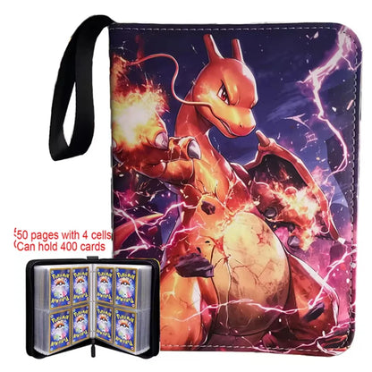 Classeur Range-Carte Dracaufeu Pokémon 400 Cartes – Protection et Style Ultime