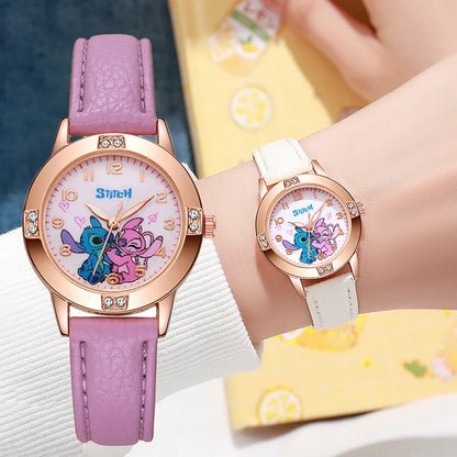 Montre Enfant Disney Stitch & Angel – Élégance et Magie au Poignet !