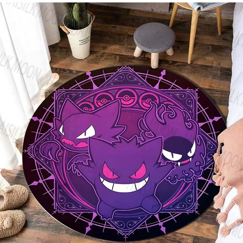 Tapis Pokémon Ectoplasma – Tapis de sol décoratif pour fans de Pokémon