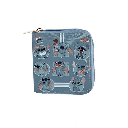 Portefeuille Court Disney Stitch – Porte-Monnaie & Porte-Cartes en Cuir PU