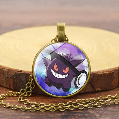 Collier Pokémon avec pendentif en verre – ✨ stock TRÈS limité