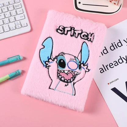 Carnet de notes en peluche Disney - Stitch Kawaii A5