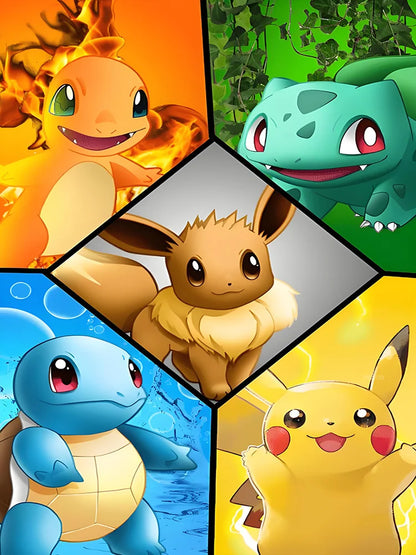 🟡 Diamond Chart – Multi-Pokémon starter