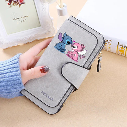Portefeuille Femme Kawaii Disney Stitch – Pratique, Stylé et Fonctionnel