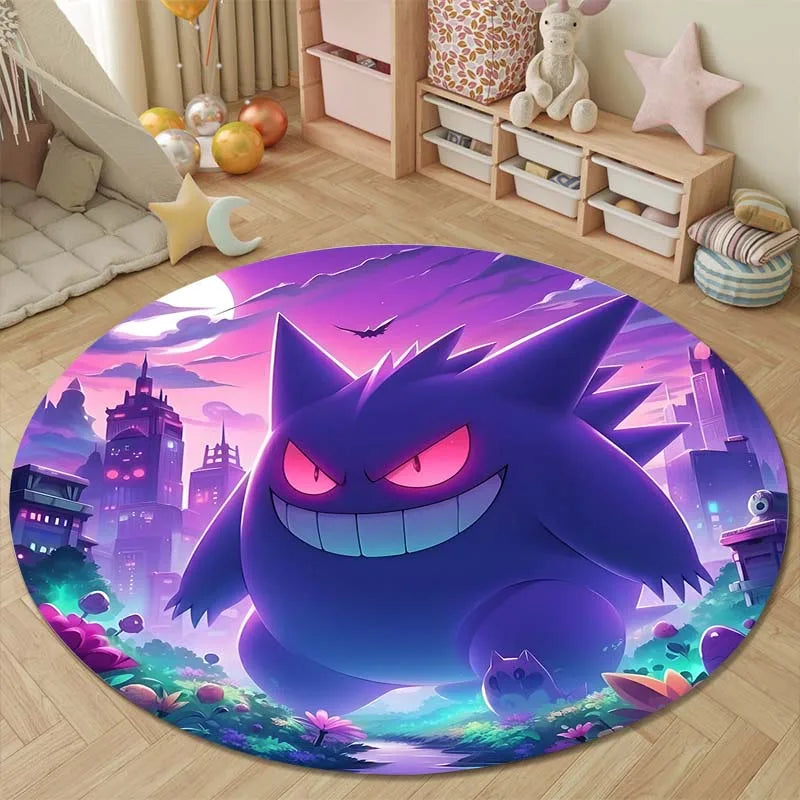 Tapis Pokémon Ectoplasma – Tapis de sol décoratif pour fans de Pokémon