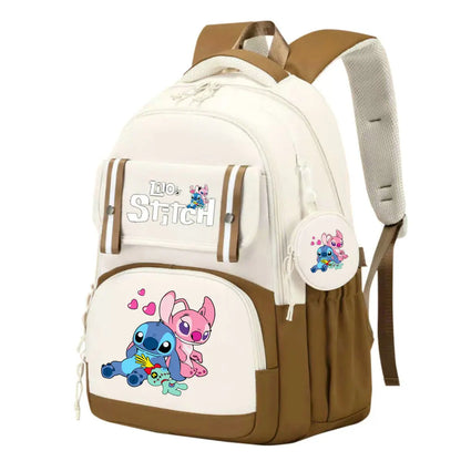 Disney Stitch Backpack - School Bag, Travel Bag &amp; Schoolbag