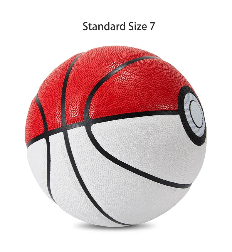 Ballon de Basket Professionnel "Pokéball" – Taille 7, Durable, Intérieur & Extérieur