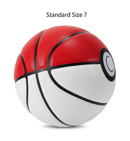 Ballon de Basket Professionnel "Pokéball" – Taille 7, Durable, Intérieur & Extérieur