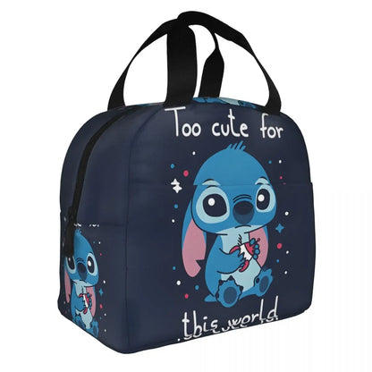 Sac Isotherme Stitch Too cute – Lunch Bag Léger et Résistant pour Pique-Nique et Déjeuners (22x20x13 cm)
